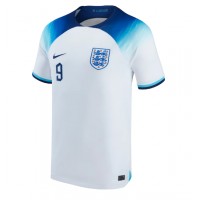 Camisa de Futebol Inglaterra Harry Kane #9 Equipamento Principal Mundo 2022 Manga Curta